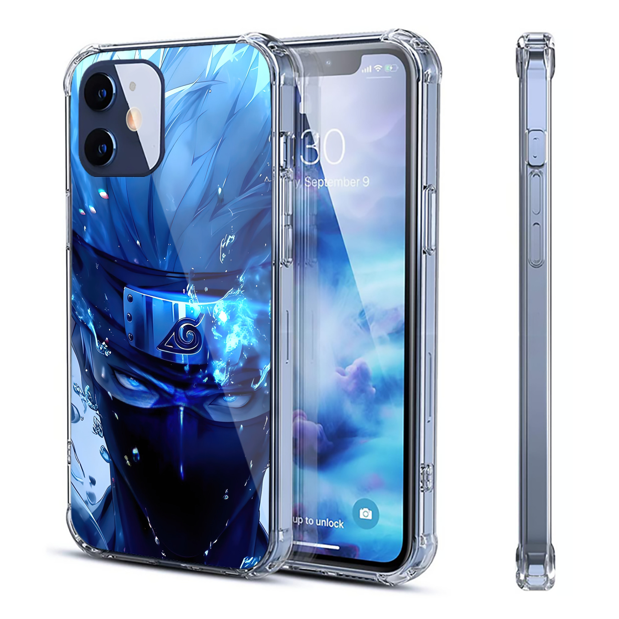 （画像用） NARUTO -ナルト- NARUTO -ナルト- 疾風伝 【iPhone 12シリーズ対応】透明スマホケース（クリアソフトケース）